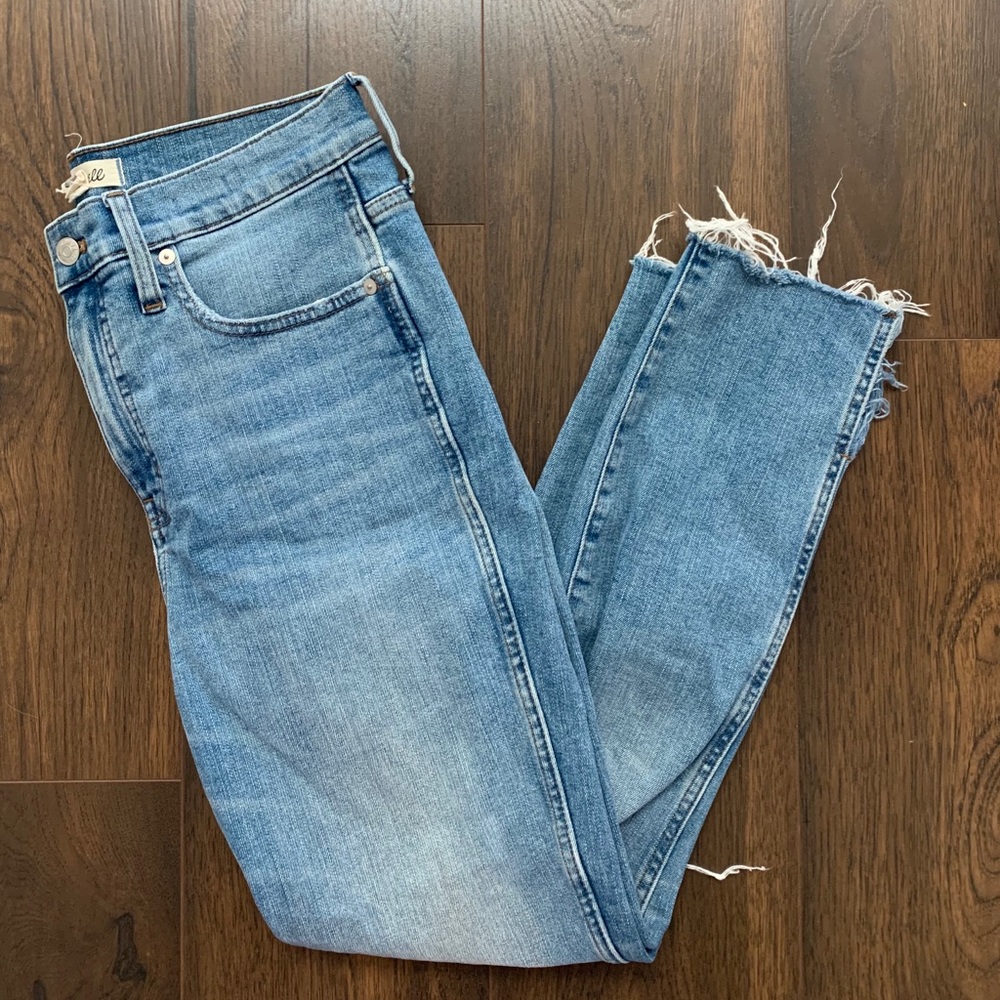 Madewell high rise skinny jeans